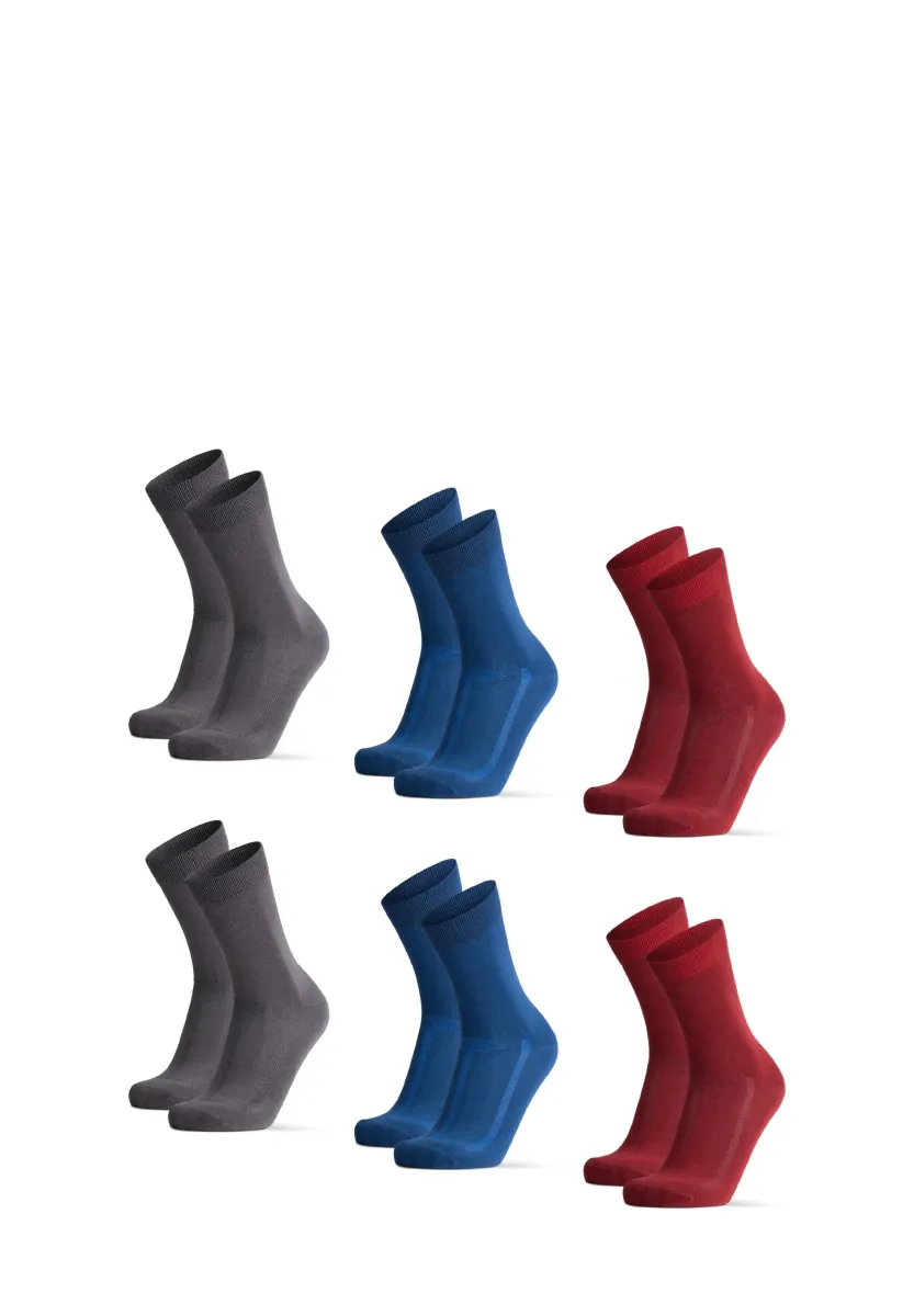 6-PACK ULTRASOFT - Socken - grey/blue/red