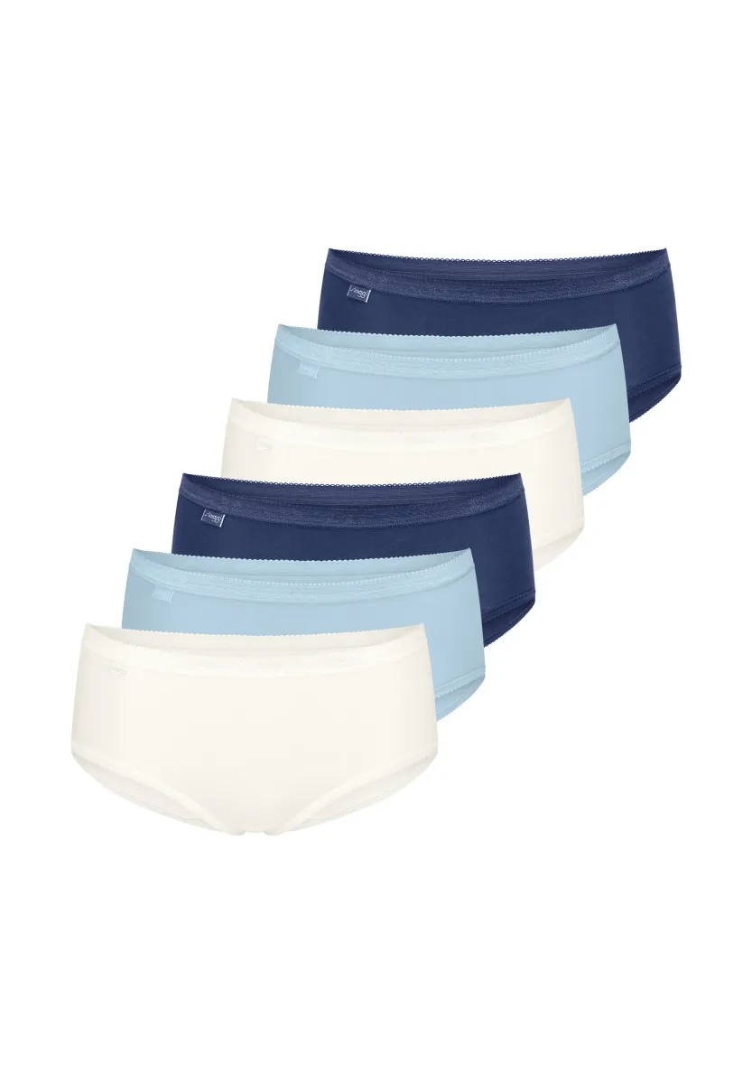 6ER PACK BASIC MIDI - Slip - blau