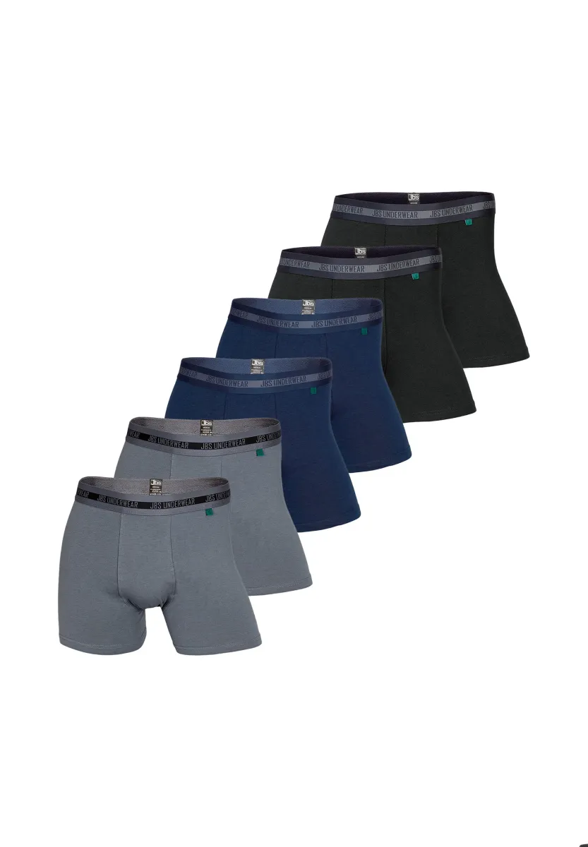 6ER PACK - Boxer Briefs - blau/grau/schwarz