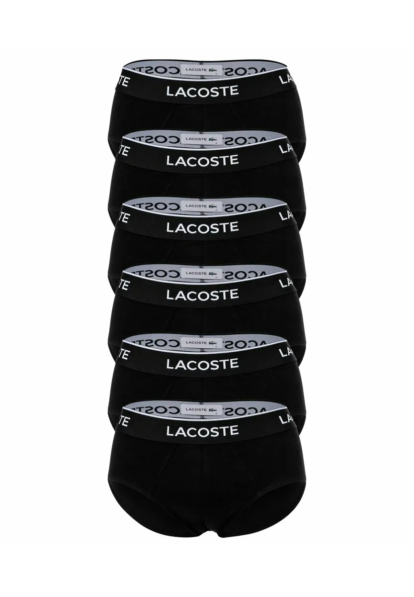 6ER PACK - CASUAL STRETCH LOGOBUND - Slip - schwarz