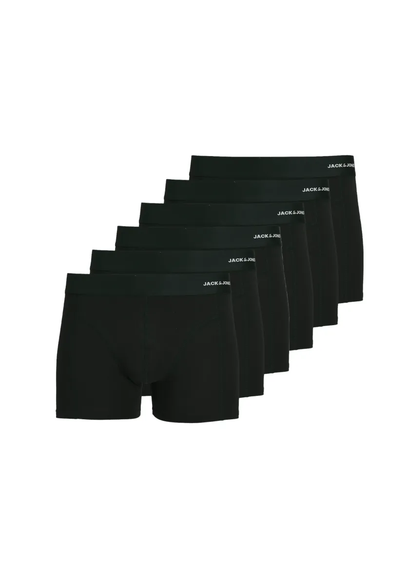 6ER PACK JACBASIC RETRO - Boxer Briefs - schwarz