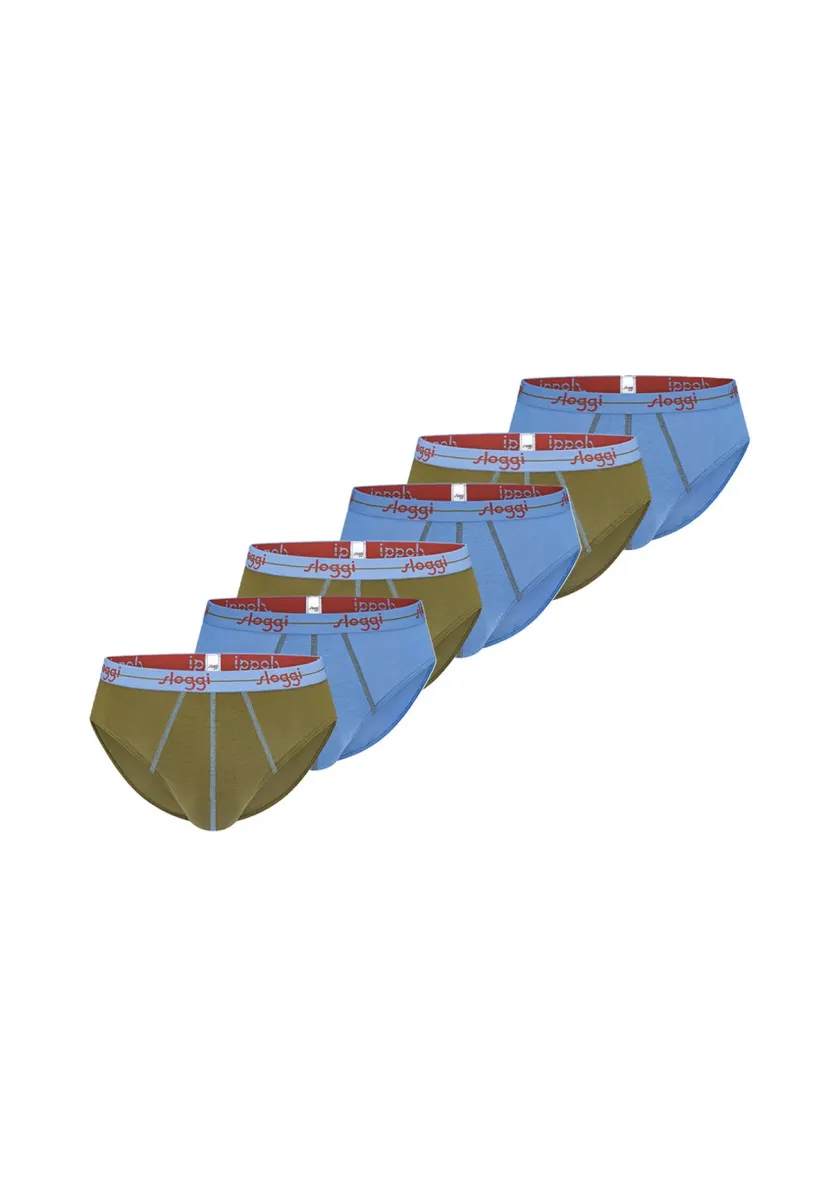 6ER PACK START MIDI - Slip - blau   grün