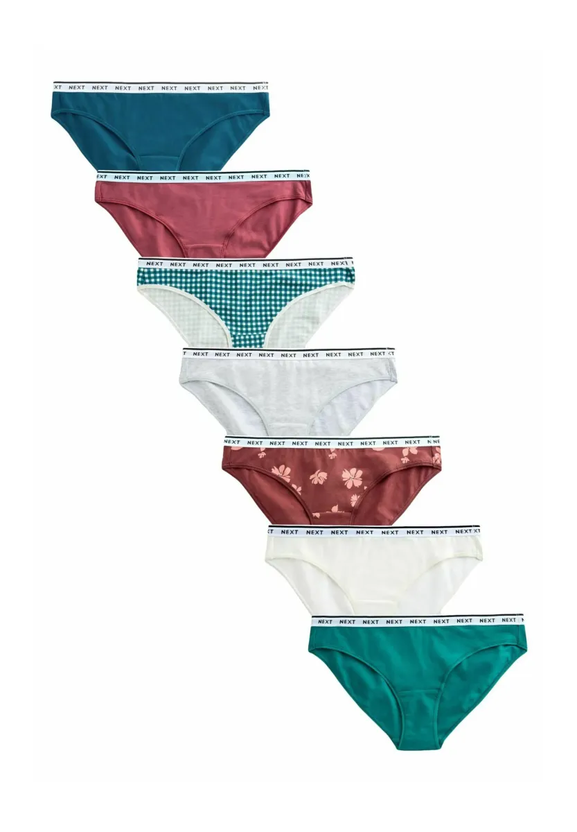 7 PACK - Bikini-Hose - gingham print