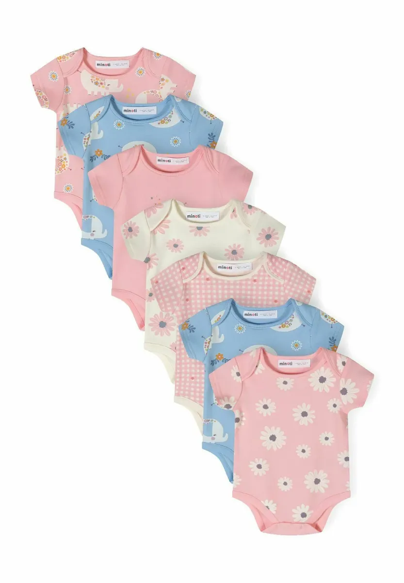 7 PACK SHORT SLEEVE - Body - light pink light blue