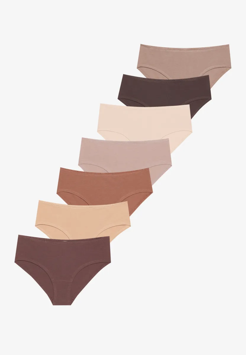 7 PACK  - Slip - 916 - nude