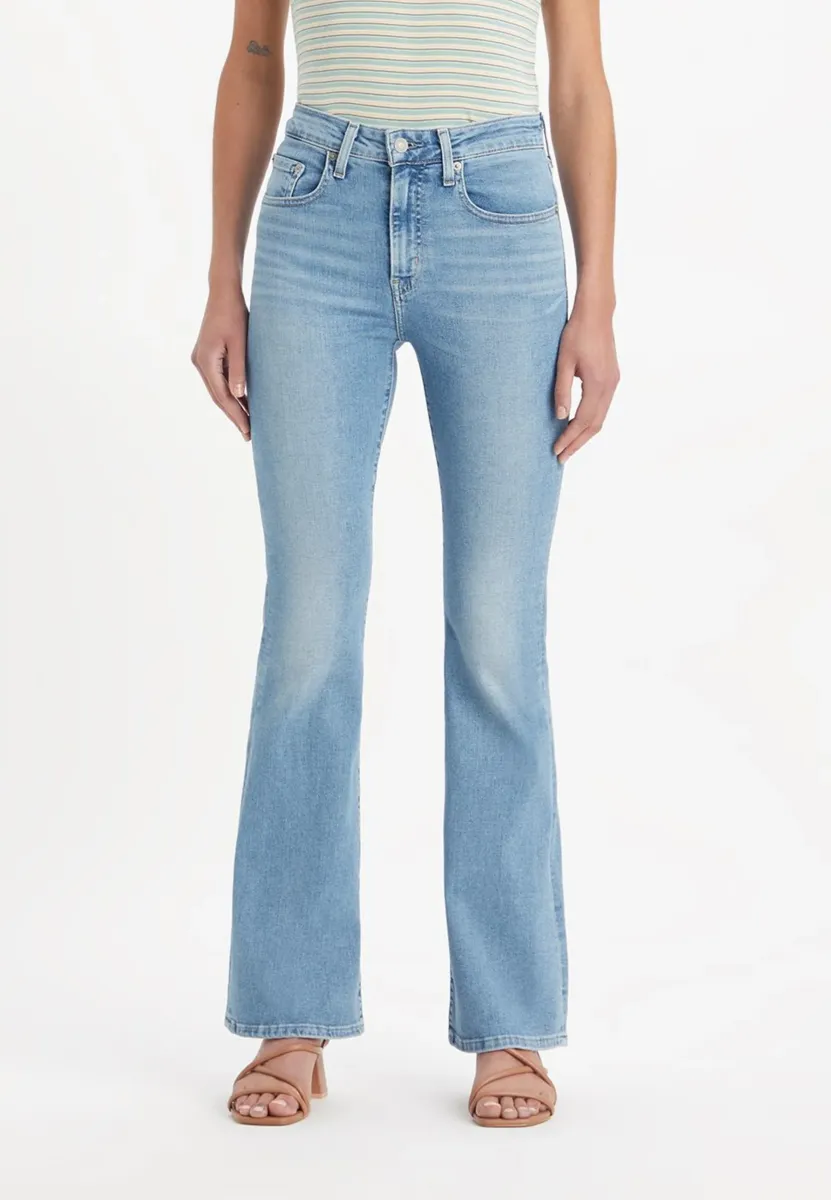 726™ FLARE - Flared Jeans - blue wave light