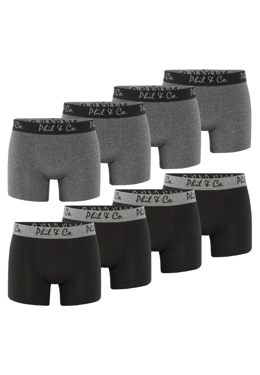 8-ER-PACK TRUNKS - Boxer Briefs - schwarz/anthrazit