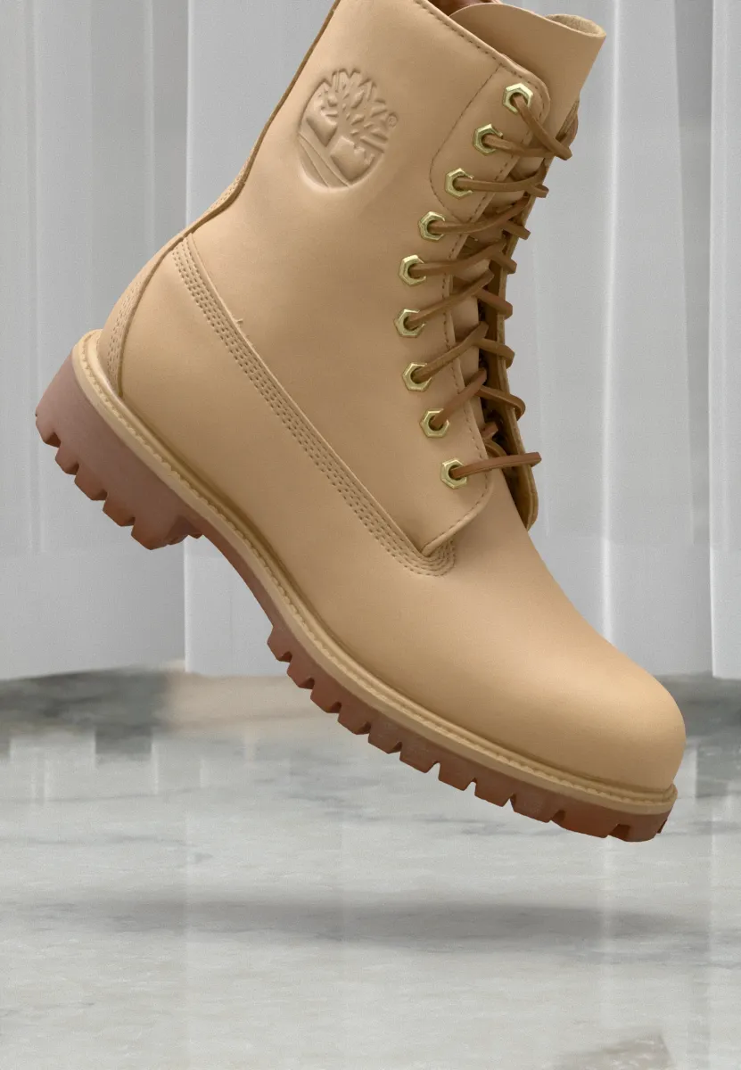 8 INCH BOOT UNISEX - Schnürstiefel - medium beige