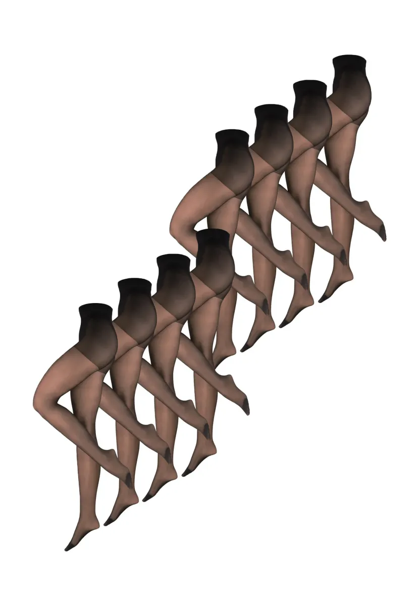 8-PACK  - Strumpfhose - schwarz