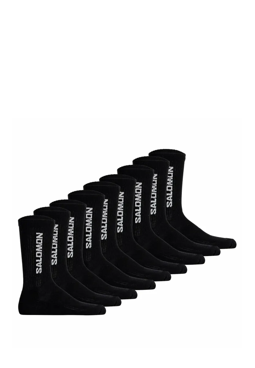 9 ER PACK - Sportsocken - schwarz