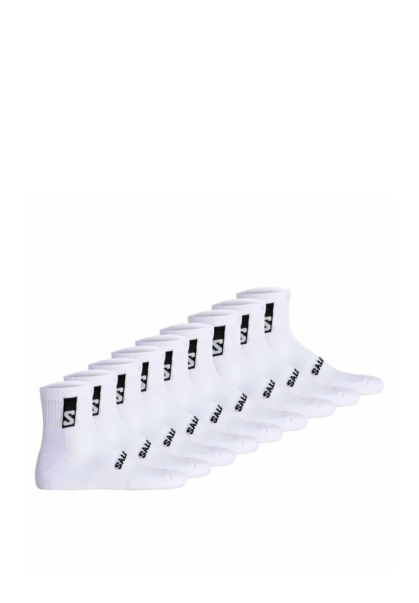 9 ER PACK - Sportsocken - weiß