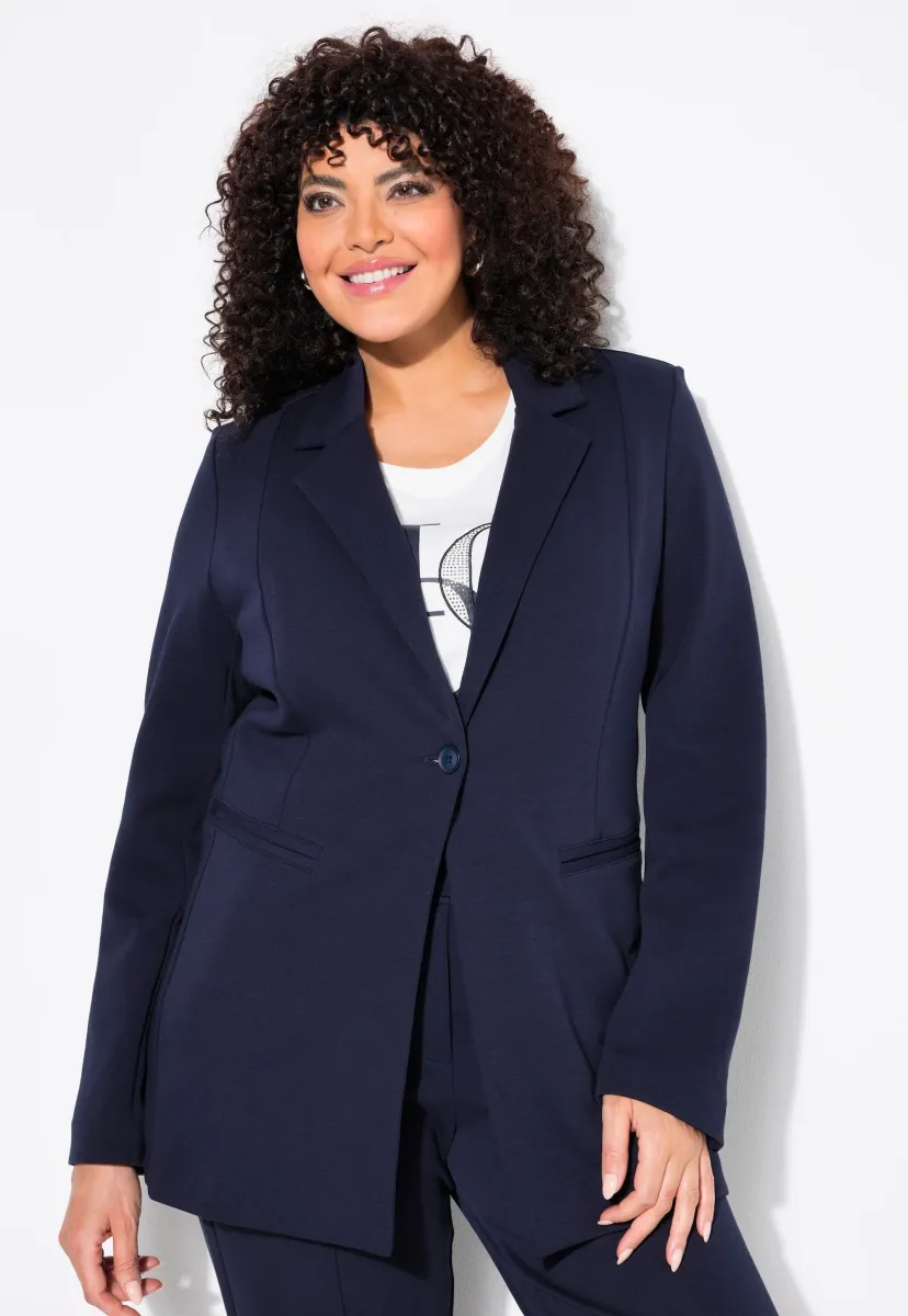 A-LINIE REVERSKRAGEN STRETCHKOMFORT  - Blazer - marine