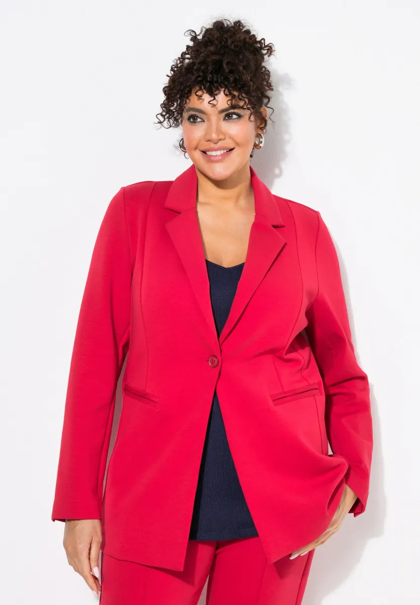A-LINIE REVERSKRAGEN STRETCHKOMFORT  - Blazer - ruby red