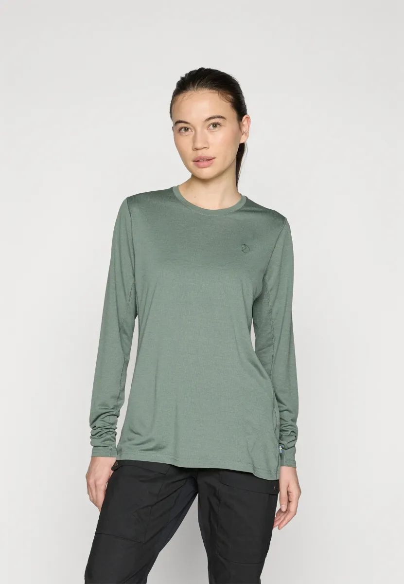 ABISKO DAY HIKE LS W - Langarmshirt - patina green