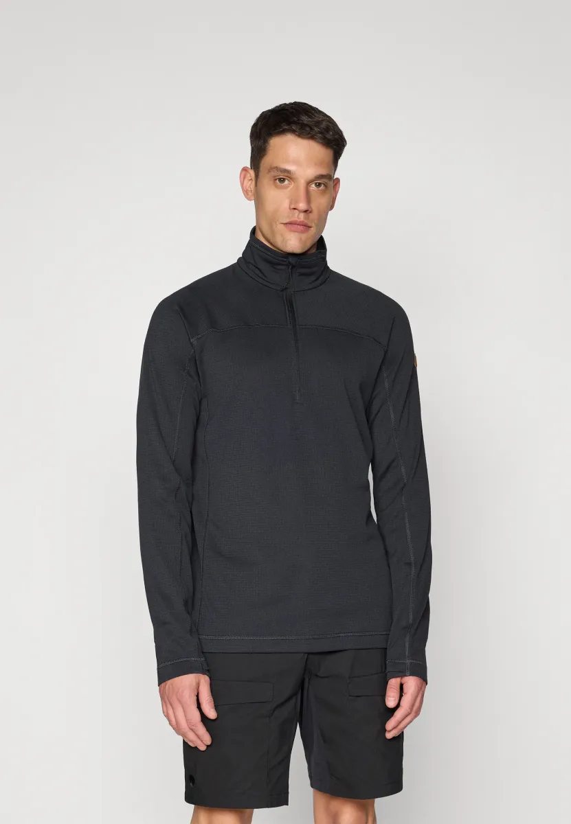 ABISKO LITE FLEECE HALF ZIP M - Sweatshirt - black