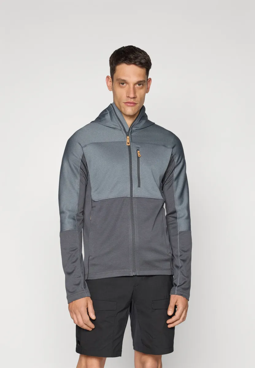 ABISKO TRAIL FLEECE M - Sweatjacke - iron grey/grey