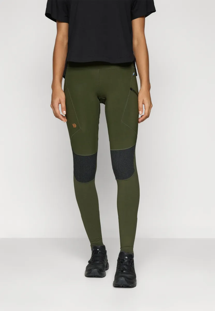 ABISKO TREKKING TIGHTS HD W - Tights - deep forest
