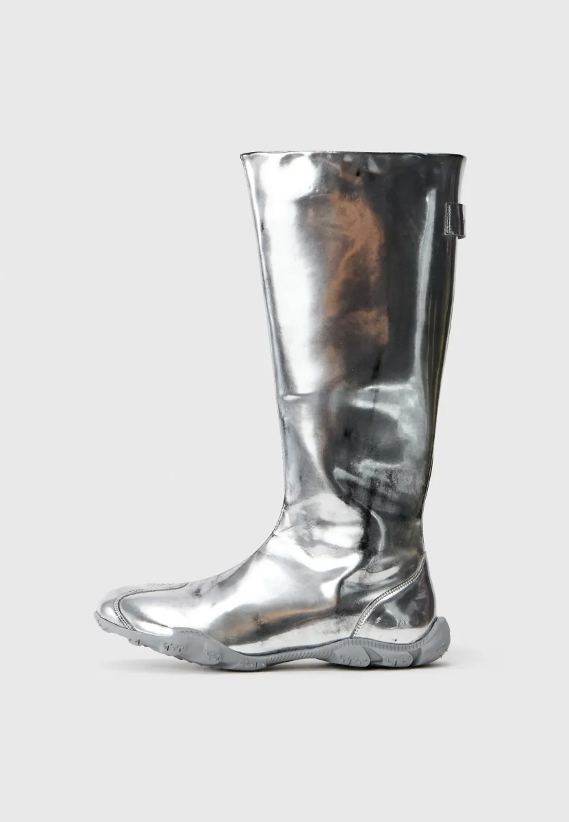 ABUNDANCE II UNISEX - Stiefel - silver-coloured