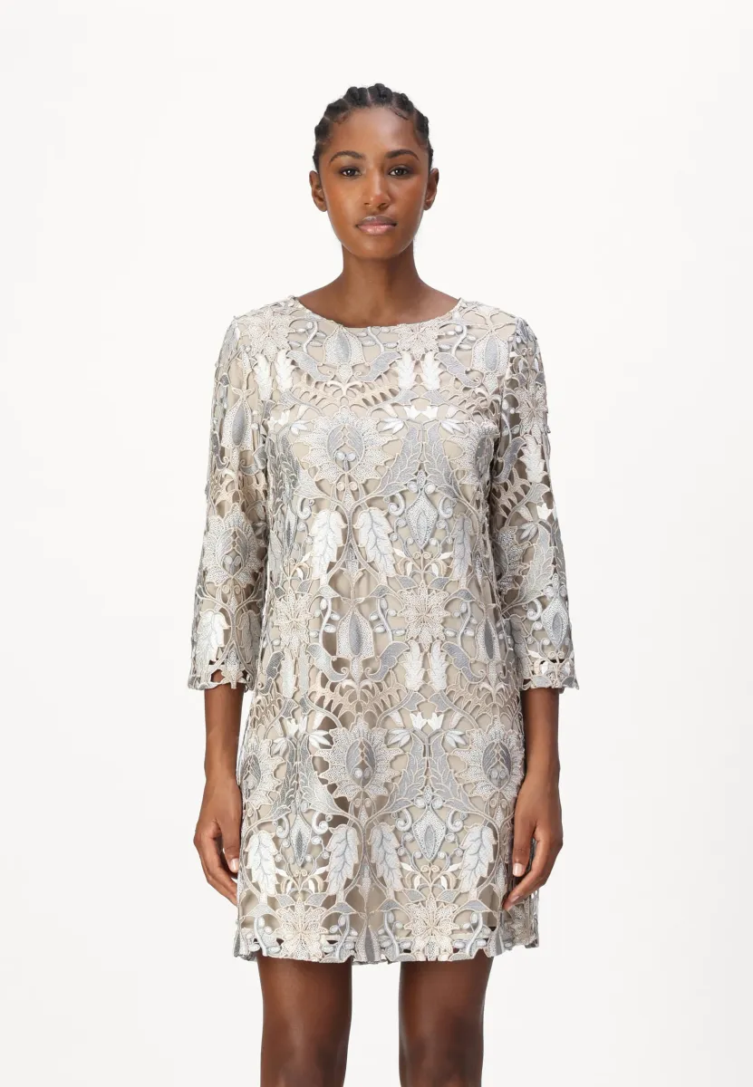ABUTILONBBKATA DRESS - Cocktailkleid/festliches Kleid - silver/beige