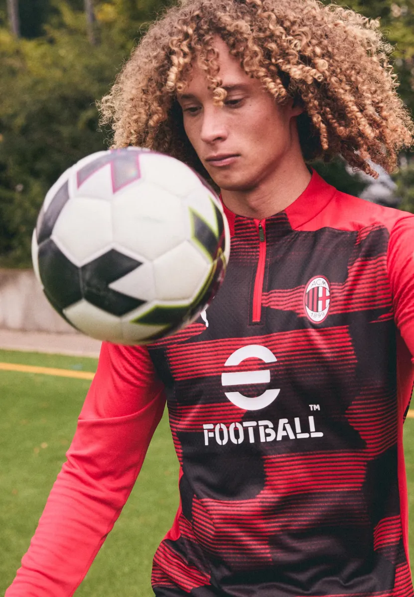 AC MILAN PREMATCH 1/4 ZIP - Vereinsmannschaften - for all time red/black