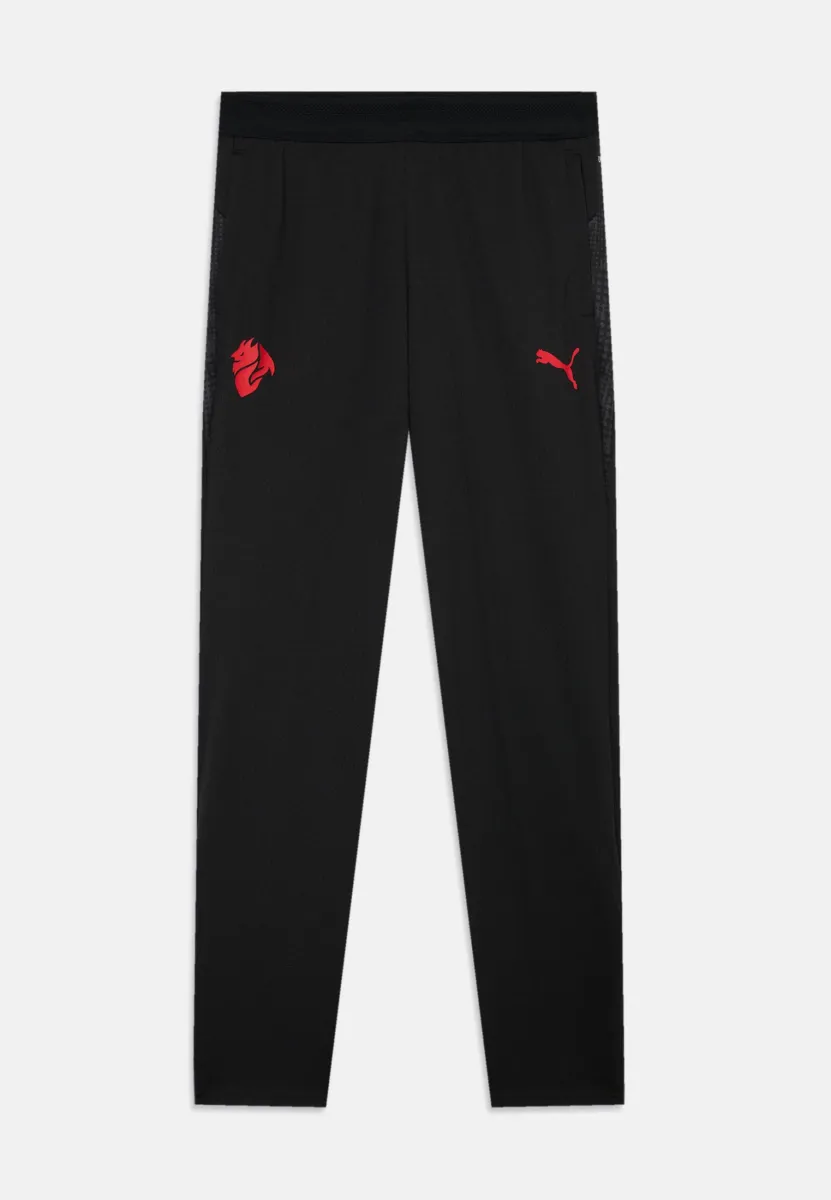 AC MILAN TRAINING PANTS POCKETS UNISEX - Vereinsmannschaften - black/for all time red