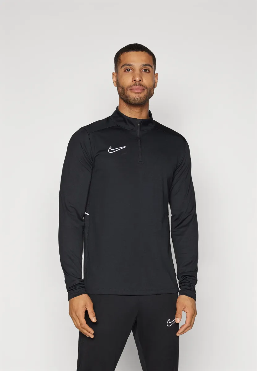 ACADEMY DRILL TOP - Langarmshirt - black white