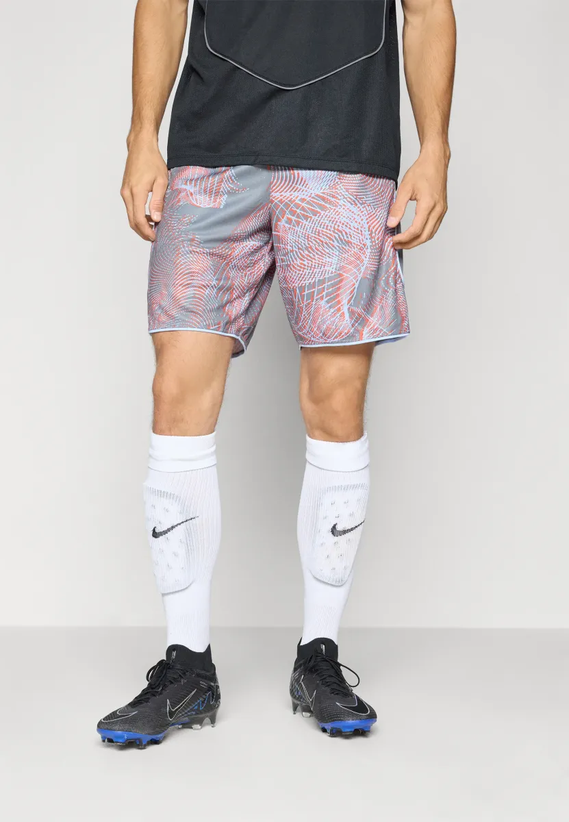 ACADEMY+ SHORT - Kurze Sporthose - bright crimson/cool grey/black