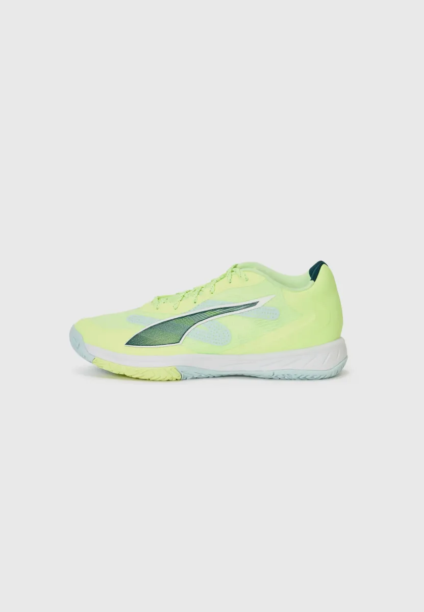 ACCELERATE TURBO 4 UNISEX - Handballschuh - fizzy/light green/terrain puma/white puma/silver