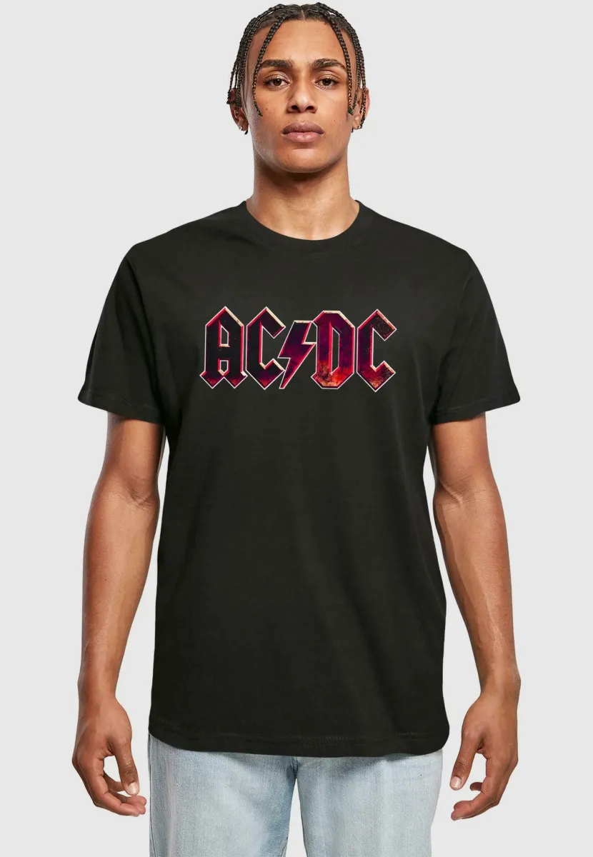 ACDC - DISTRESSED LOGO - T-Shirt print - black