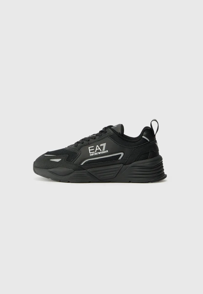 ACE RUNNER UNISEX - Sneaker low - triple black/silver-coloured