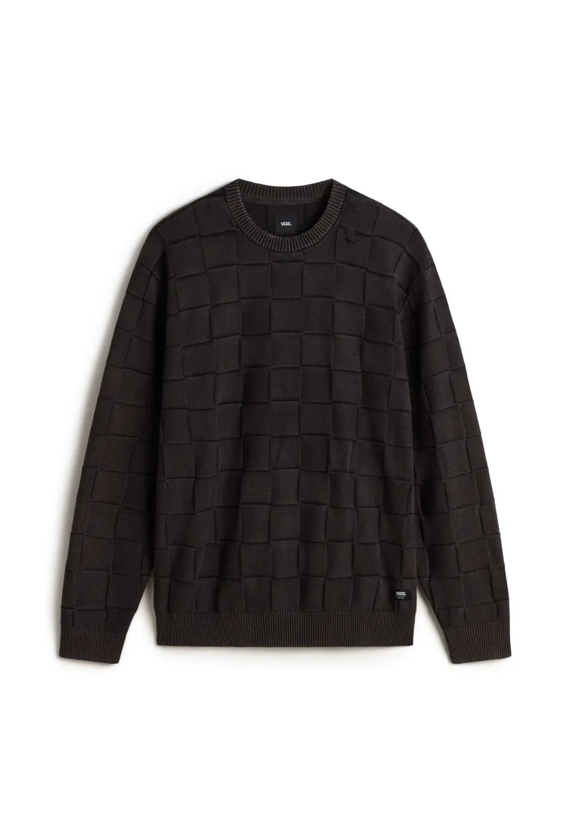 ACID CHECK CREW - Strickpullover - black