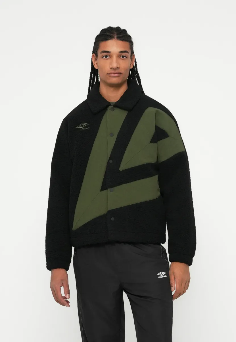 ACKET - Fleecejacke - black/duffel bag