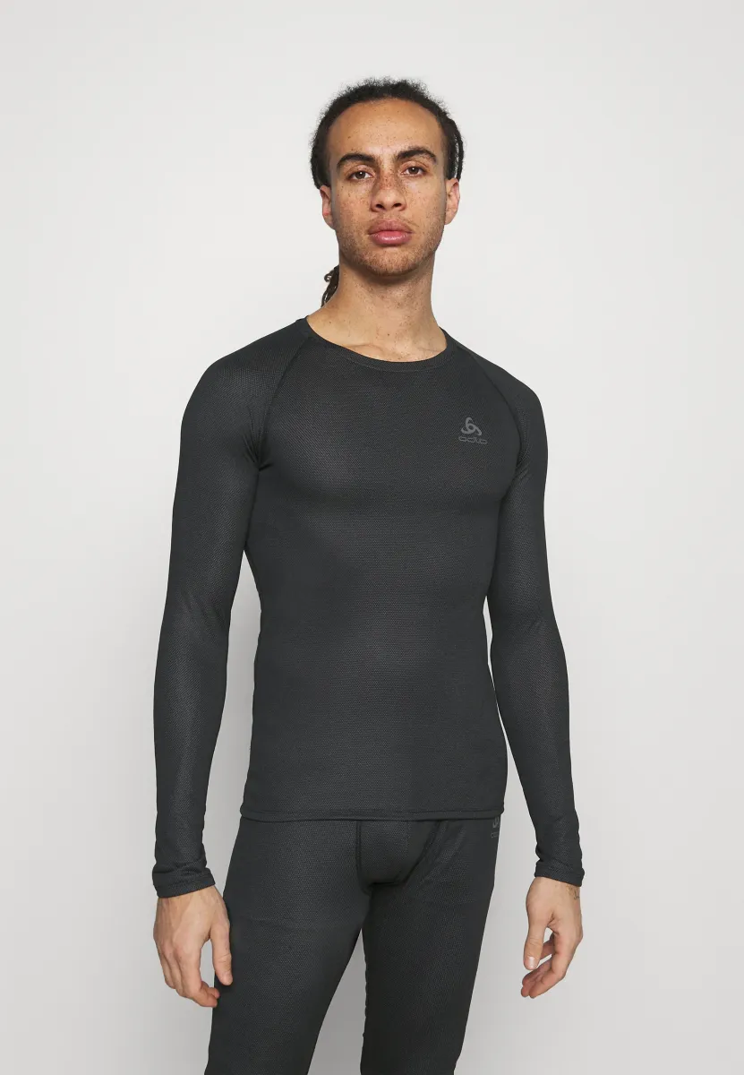 ACTIVE F DRY LIGHT ECO CREW NECK - Langarmshirt - black