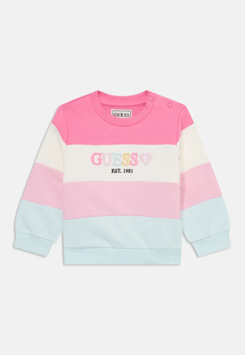 ACTIVE TOP - Sweatshirt - light pink/light blu
