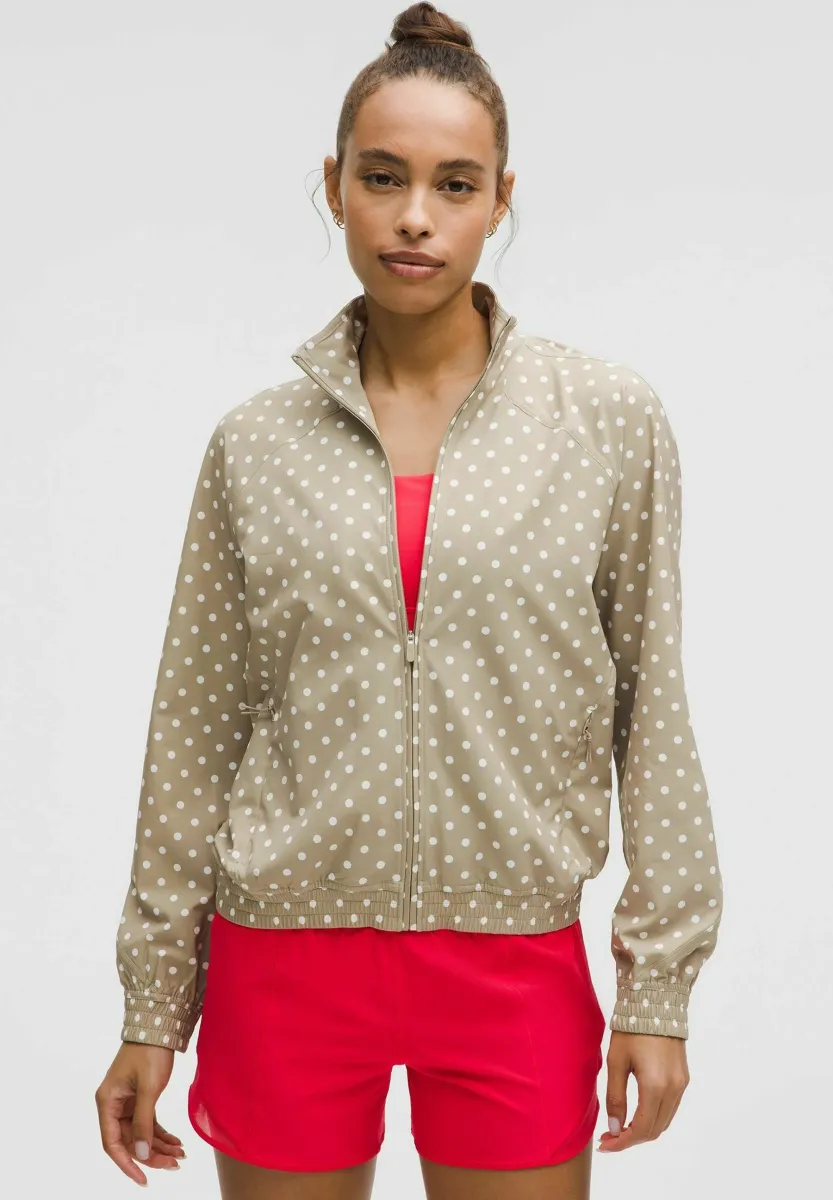 ADAPTED STATE TRACK  - Outdoorjacke - simple polka white sheer oak