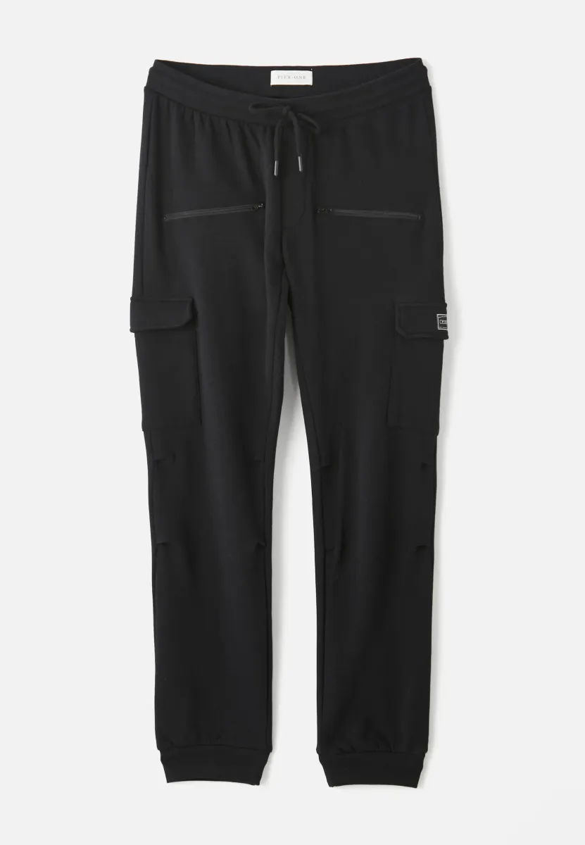 ADAPTIVE CARGO JOGGER - Cargohose - black
