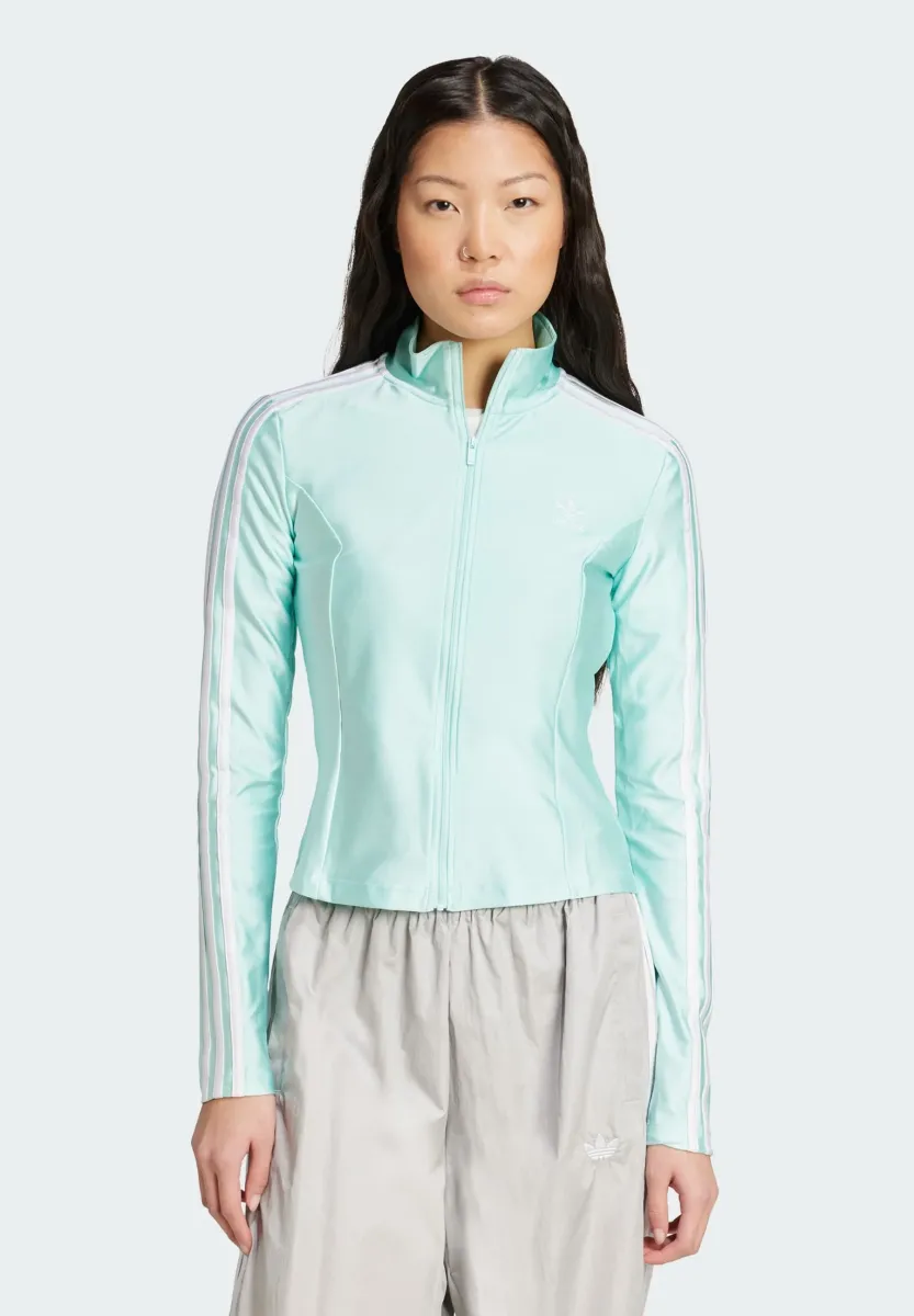 ADICOLOR 3-STRIPES SLIM TRACK - Trainingsjacke - semi flash aqua