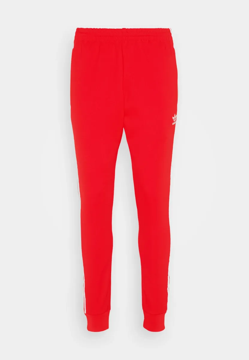 ADICOLOR CLASSICS SUPERSTAR TRACK PANTS - Jogginghose - better scarlet/white