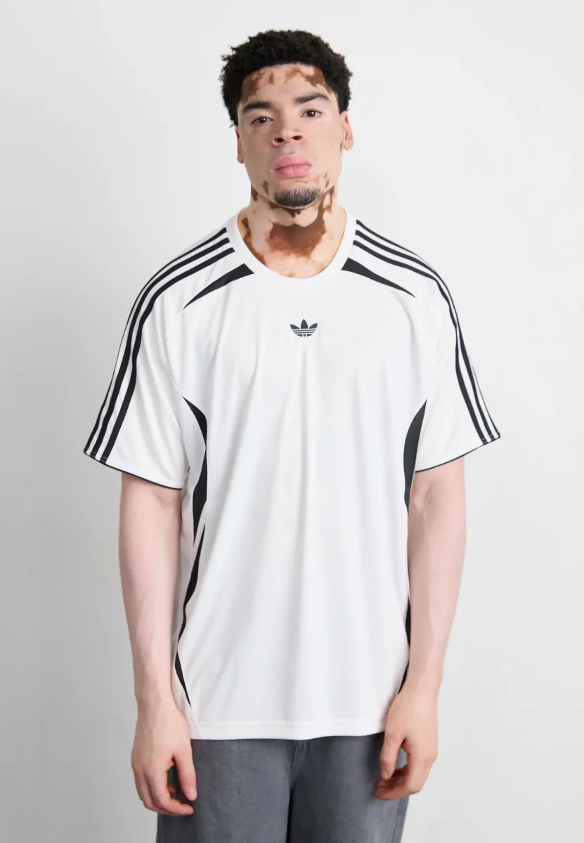ADICOLOR TEAMGEIST - T-Shirt print - white/black