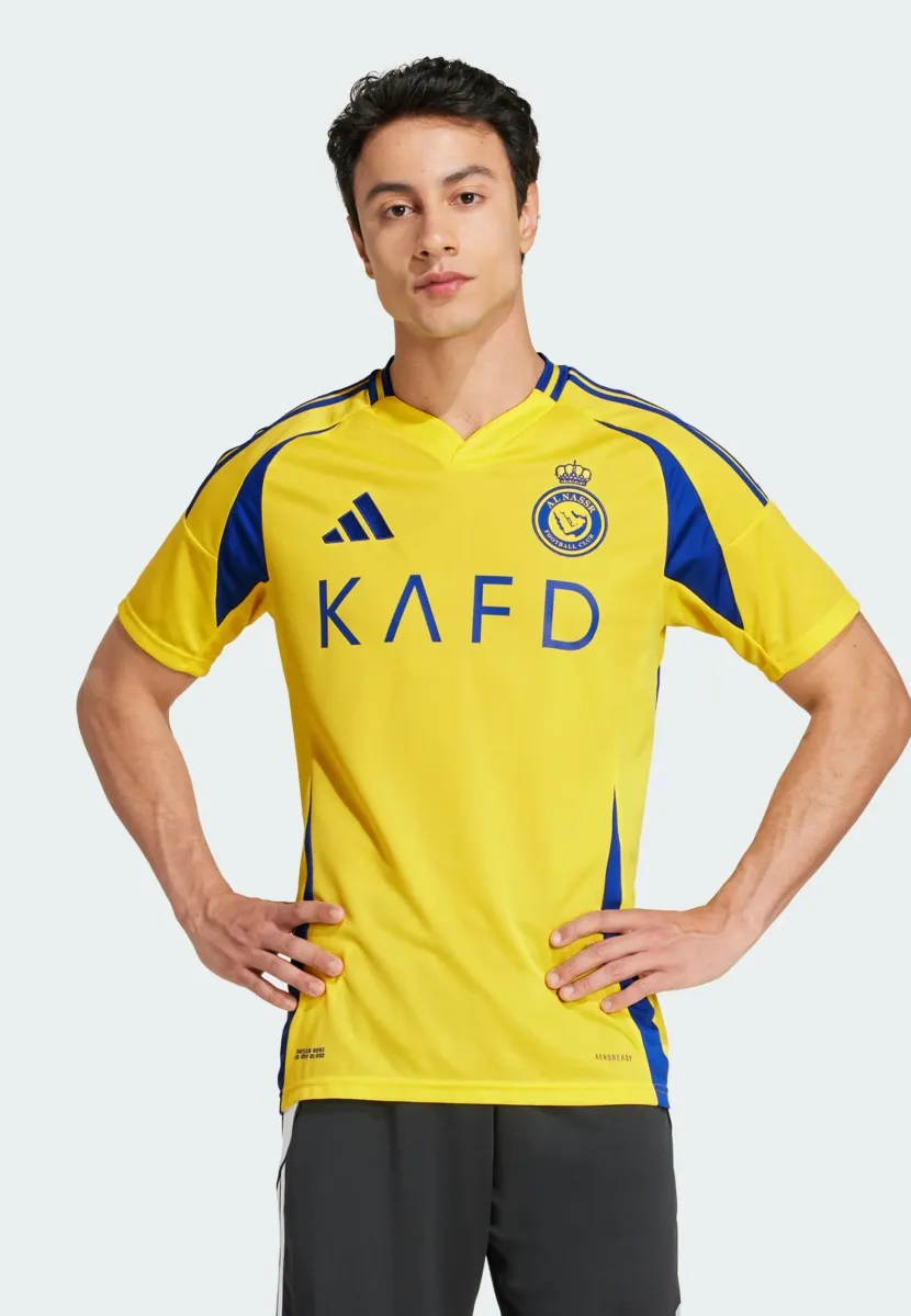 ADIDAS PERFORMANCE AL NASSR FC 24/25 RONALDO HOME JERSEY - Vereinsmannschaften - impact yellow/royal blue