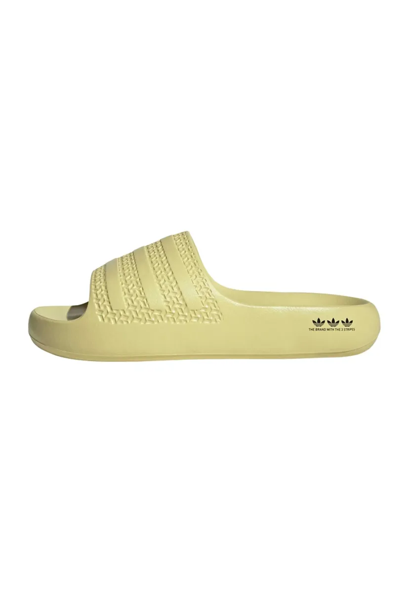 ADILETTE AYOON W - Pantolette flach - powder yellow powder yellow core black