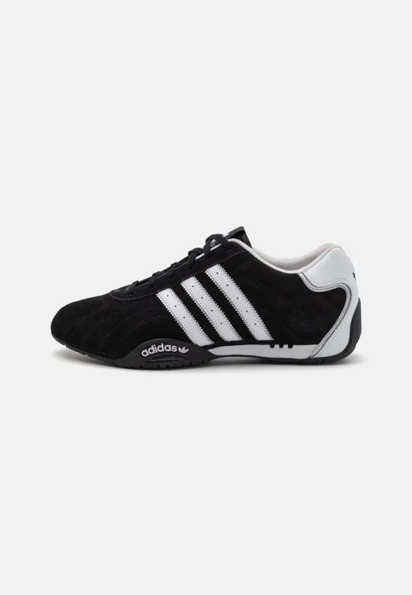 ADIRACER UNISEX - Sneaker low - core black/footwear white/silver metallic