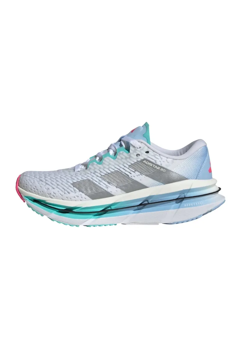 ADISTAR BYD W - Laufschuh Straße - cloud white   silver metallic   flash aqua