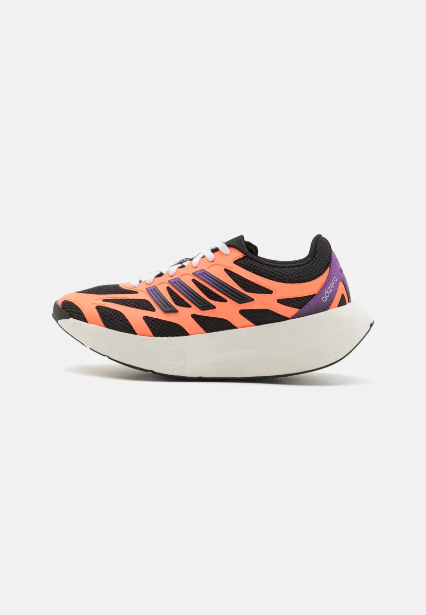 ADIZERO ARUKU - Sneaker low - core black/active purple/signal coral