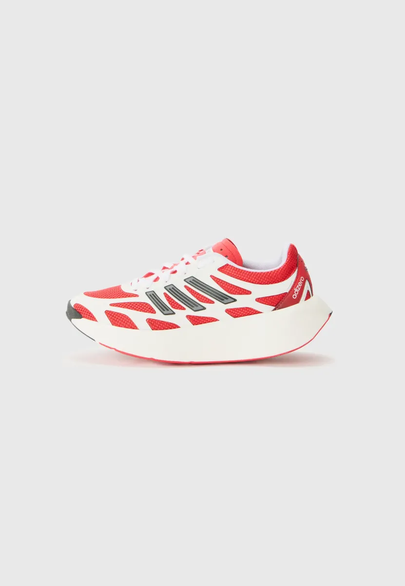 ADIZERO ARUKU UNISEX - Sneaker low - white/pure ruby/core black