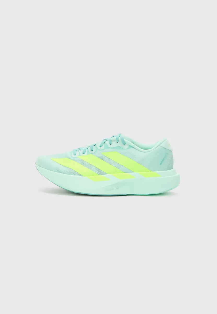 ADIZERO EVO - Laufschuh Straße - semi flash aqua/lucid lemon/mint ton