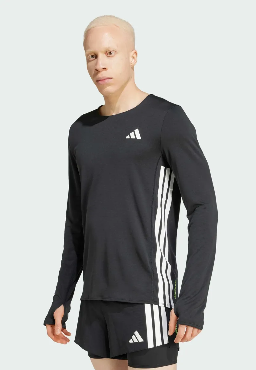 ADIZERO LONG SLEEVE LONG-SLEEVE - Langarmshirt - black
