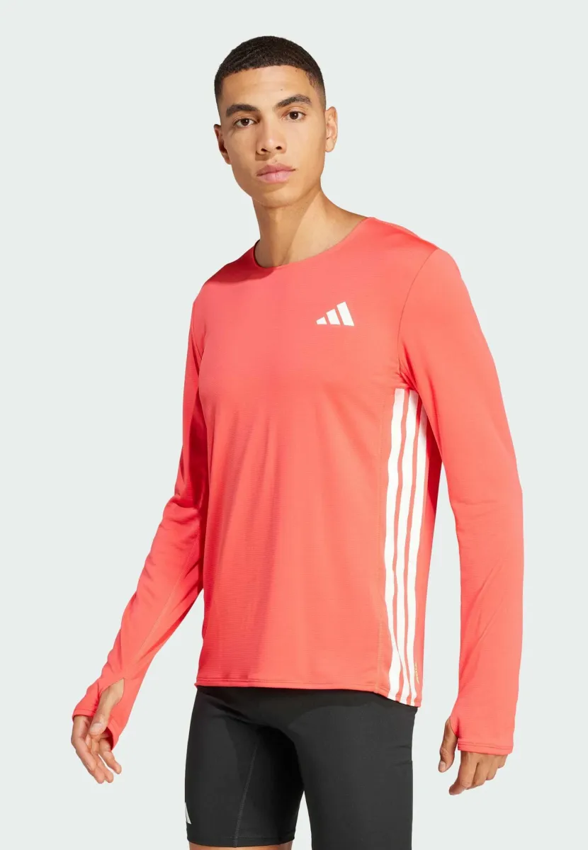 ADIZERO LONG SLEEVE LONG-SLEEVE - Langarmshirt - semi lucid red