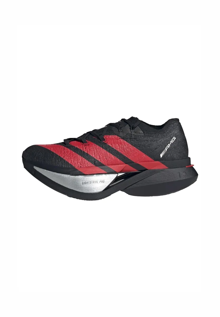 ADIZERO PRIME X3 STRUNG AMG - Laufschuh Straße - core black/lucid red/cloud white