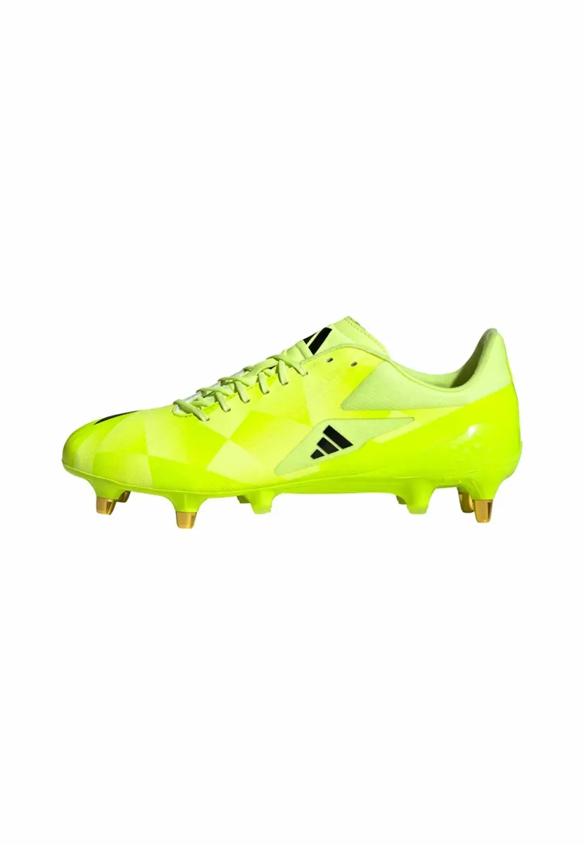 ADIZERO RS15 PRO SOFT GROUND RUGBY - Fußballschuhe Kunstrasen - hi-res yellow   core black   lucid lemon